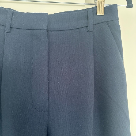 Abercrombie Navy Wide-Leg Trousers - Picture 7 of 8